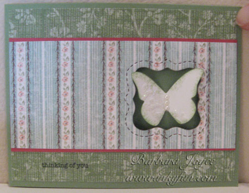 Curly Label Butterfly